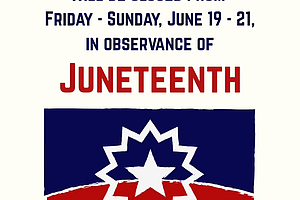 Fort Bend County Libraries will be closed Friday-Sunday June 19-21