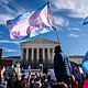 Trans flag Supreme Court
