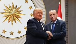 Trump Erdogan handshake