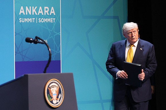 President Donald Trump made a series of disputed claims at the NATO summit in Ankara, prompting fact-checkers to challenge his …