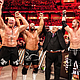 After a mystery assailant attacked CM Punk with a Stomp, Brock Lesnar, Drew McIntyre, Logan Paul, Bron Breakker and Bronson Reed defeated Cody Rhodes, CM Punk, Roman Reigns, Jey Uso and Jimmy Uso in the Men’s WarGames Match