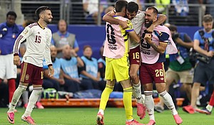 Spanish team celebration