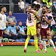 Spanish team celebration