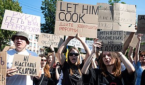 Ukraine Fedorov protest