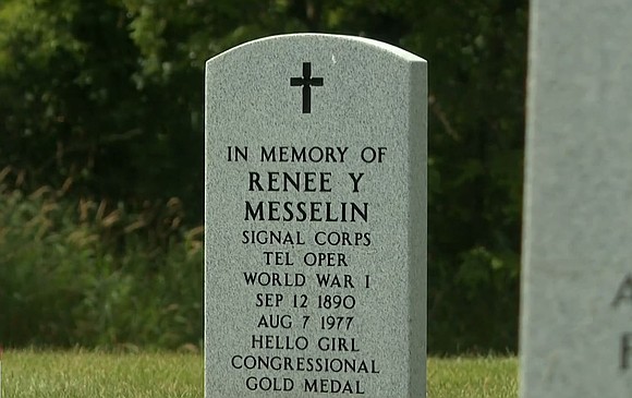 More than a century after her service in World War I, trailblazing soldier Renee Messelin was honored with a ceremony … More than a century after her service in World War I, trailblazing soldier Renee Messelin was honored with a ceremony …