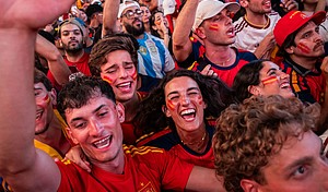 Spain fans