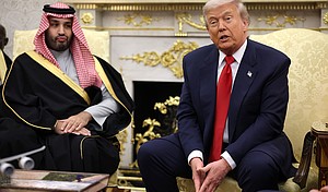 Donald Trump and Mohammed bin Salman