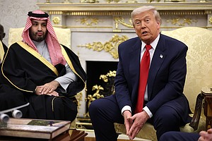 Donald Trump and Mohammed bin Salman
