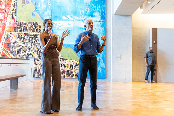 President Barack Obama surprised WNBA All-Stars at the Obama Presidential Center, celebrating women's basketball while inspiring the next generation of …