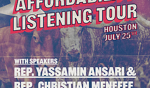 Rep. Menefee to Join "Affordability Listening Tour” in Houston