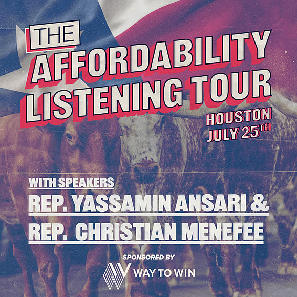 Houston families will share their struggles with rising costs directly with U.S. Rep. Christian Menefee during the final stop of … Houston families will share their struggles with rising costs directly with U.S. Rep. Christian Menefee during the final stop of …