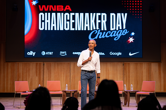 President Barack Obama surprised WNBA All-Stars at the Obama Presidential Center, celebrating women's basketball while inspiring the next generation of …