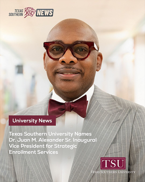 Texas Southern University is investing in its next generation of Tigers, naming veteran enrollment leader Dr. Juan M. Alexander Sr. …