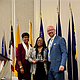 County Clerk Teneshia Hudspeth with iGO President Karen Perry and Membership Chair Wayne Rash during the award ceremony in Reston, Virginia.