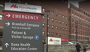 Nurses at Maine Medical Center held a protest outside the Portland hospital Wednesday morning, as they continue to call for the release of a colleague who was detained by U.S. Immigration and Customs Enforcement (ICE).