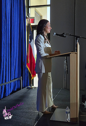 Democratic gubernatorial nominee Gina Hinojosa visited Houston to discuss the legacy of the Voting Rights Act, its impact on American …