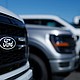 Ford F-150 pickup trucks for sale in Encinitas, California, on October 20, 2025.