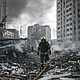 Missile strike aftermath