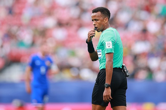 Somali referee Omar Abdulkadir Artan saw his World Cup dream end after he was denied entry to the US, but … Somali referee Omar Abdulkadir Artan saw his World Cup dream end after he was denied entry to the US, but …