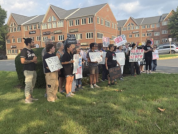 A confrontation between a Virginia woman and ICE agents escalated when an officer pointed a gun at her, with competing …