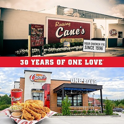 Raising Cane’s is celebrating its 30th anniversary by donating net proceeds from its limited-edition 30th Birthday Plush Puppy to 15 …