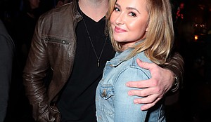 Brian Hickerson and Hayden Panettiere