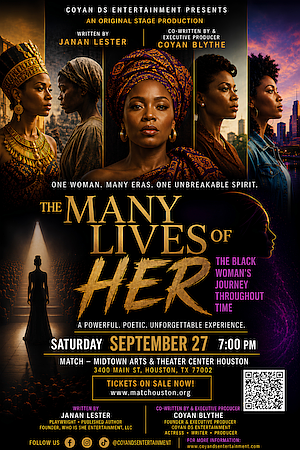 The Many Lives of Her: The Black Woman’s Journey Throughout Time brings a powerful story of history, resilience, faith and …