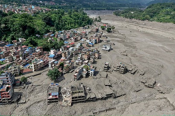 A catastrophic flash flood unleashed torrents across the China-Nepal border, killing at least 95 people, sweeping away vehicles and villages, … A catastrophic flash flood unleashed torrents across the China-Nepal border, killing at least 95 people, sweeping away vehicles and villages, …