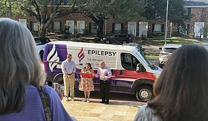 Epilepsy Foundation of Texas leadership, board members and community partners gather for the ribbon-cutting ceremony celebrating the launch of the organization’s new Mobile Epilepsy Clinic in Houston on August 25, 2026