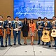 HCC Chancellor Margaret Ford Fisher and HCC Southeast President Frances Villagran-Glover-Mariachi Águilas de Oro, HCC’s newly formed student mariachi ensemble, recently debuted at the annual Houston Mariachi Festival