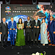 Hon. D.C. Manjunath (Consul General of India), Hon John Whitmire, William Harris (pres/CEO Space Center Houston), Tina Khatri (CEO TDK Construction Company), Milton Thibodeaux, Pres GHBPF, Sunny Bathija (Pres Satya), Rep Lizzie Fletcher, Rajiv Bhavsar Pres of Indo-American Chamber of Commerce of Greater Houston, Jagdip Ahluwalia, Ex Dir of the Chamber   4 with tropies are Gala Award Recipients