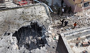 Drone strike