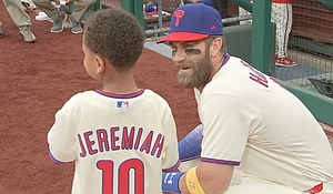The Philadelphia Phillies held their 10th annual Childhood Cancer Awareness Day at Citizens Bank Park.