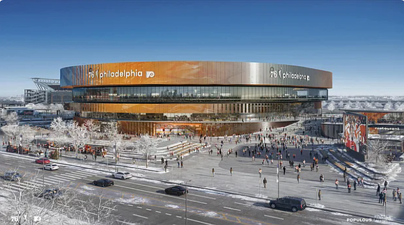 Philly sports fans, the future is taking shape—get your first look at the massive new arena set to become home …