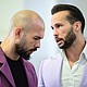 Andrew Tate, left, and his brother Tristan Tate are pictured inside The Court of Appeal in Bucharest, Romania in December 2024.
