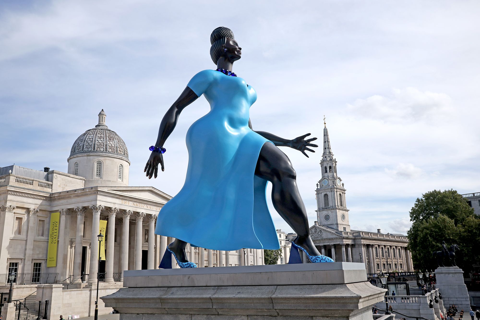 London’s latest Fourth Plinth sculpture is a woman going places