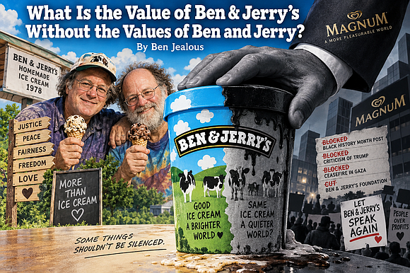 A Ben & Jerry’s co-founder says the brand’s corporate ownership is eroding the social values that helped make its name …