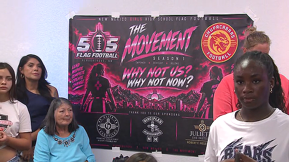 New Mexico girls are breaking barriers this fall as six Albuquerque-area schools launch the state’s first competitive girls flag football … New Mexico girls are breaking barriers this fall as six Albuquerque-area schools launch the state’s first competitive girls flag football …