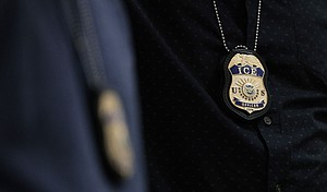 ICE agent badge