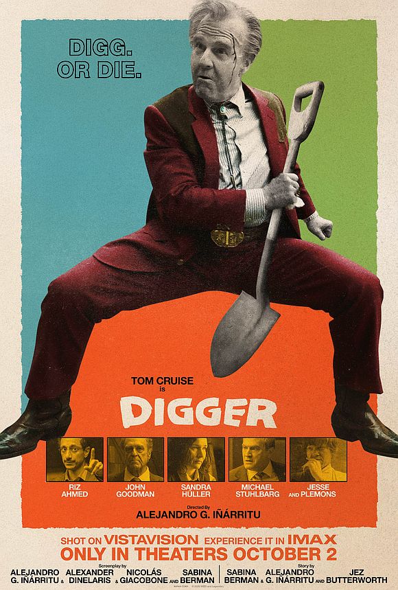 Tom Cruise and Alejandro G. Iñárritu team up for DIGGER, a visually audacious new thriller opening October 2 in theaters …