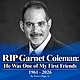 Garnet Coleman - He Was One Of My First friends - HSM - RIP - COVER