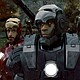 Robert Downey Jr. (left) and Cheadle as Iron Man and War Machine in 2010's "Iron Man 2."
