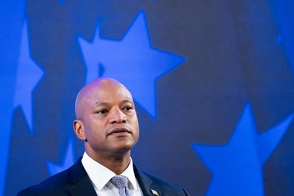 A political clash erupted in Maryland after Gov. Wes Moore said Trump blocked him from speaking at an event unveiling …