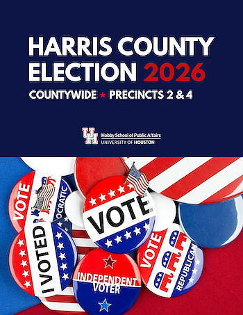 A University of Houston survey finds Letitia Plummer leading Orlando Sanchez in the Harris County judge race, with Democrats also …