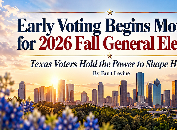 Early Voting Begins Monday for 2026 Fall General Election: Texas Voters ...