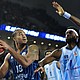 Brice Dessert, left, plays in the Turkish Super League in December.