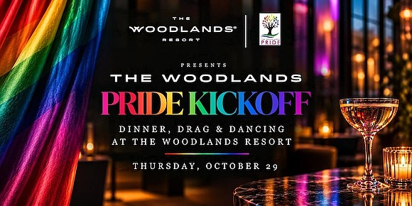 The Woodlands Resort and The Woodlands Pride will kick off PRIDE weekend on October 29 with a 1990s-inspired evening of … The Woodlands Resort and The Woodlands Pride will kick off PRIDE weekend on October 29 with a 1990s-inspired evening of …