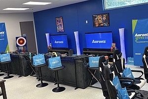 Aaron’s refreshed the Fort Bend Club teen center with more than $20,000 in new equipment and a $10,000 donation for future programming.