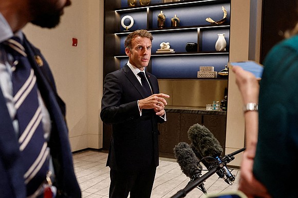 French President Emmanuel Macron fires back at Donald Trump and other world leaders for blaming migrants for France’s escalating riots, … French President Emmanuel Macron fires back at Donald Trump and other world leaders for blaming migrants for France’s escalating riots, …
