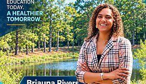 Briauna Rivers chose HCC Coleman College because of the institution's strong reputation in the community.